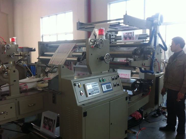 Flat Bottom Paper Bag Making Machine Inline Printer