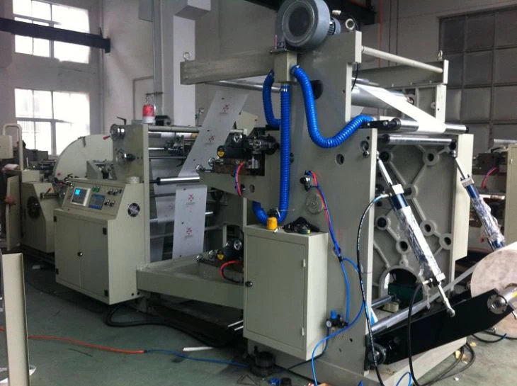 Flat Bottom Paper Bag Making Machine Inline Printer